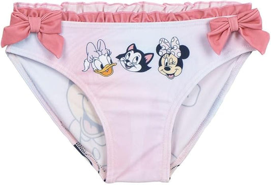 Disney Minnie Mouse Costume da Bagno Bambina Rosa Chiaro