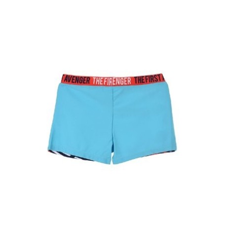 Costume Mare Boxer Parigamba da Bagno Captain America Avengers Marvel (Azzurro)