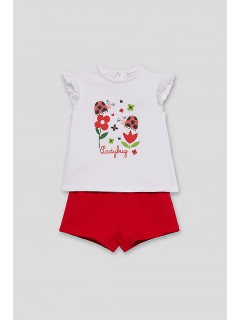 Set T-shirt e pantaloncini "Lady Bug" Street Monkey