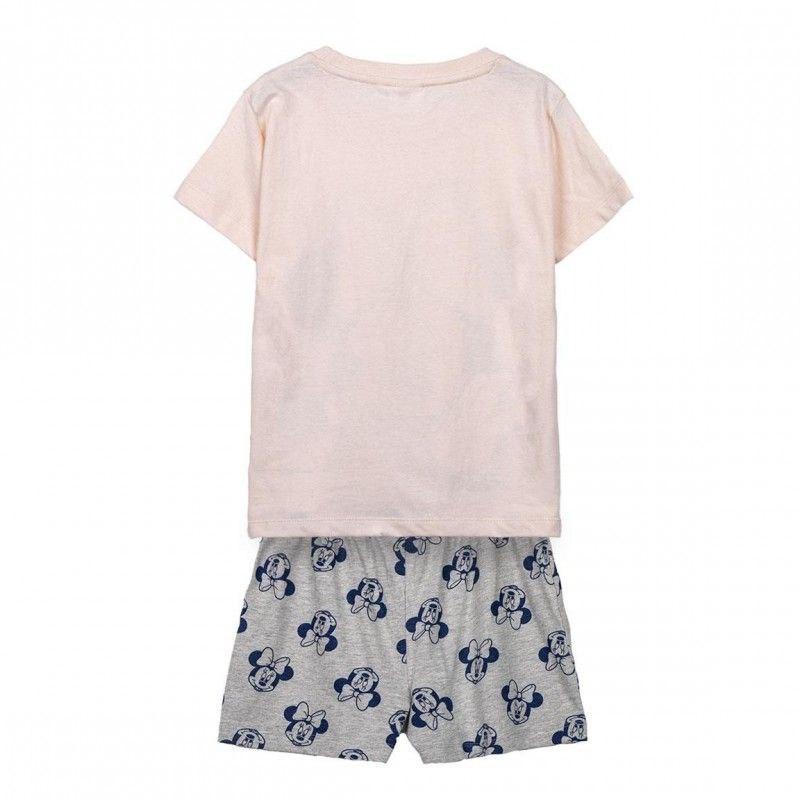 Pigiama Estivo di Minni per Bambine Giallo e Grigio Unisex-Bimbi