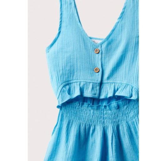 Street Monkey Completo estivo azzurro - Bambina